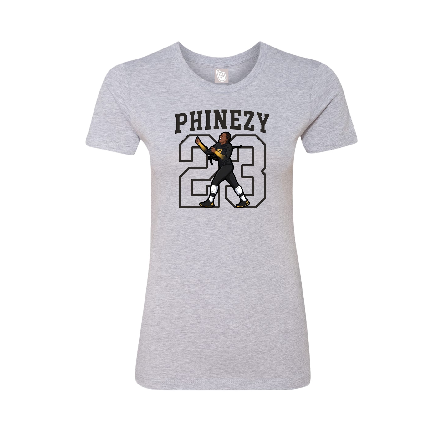 Fitted Women's Tee — Shirsey in Grey