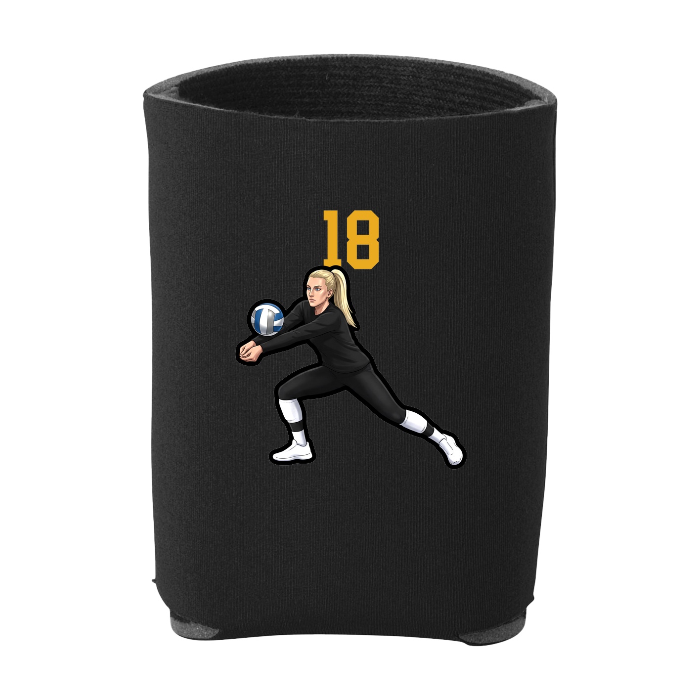 Can Holder — Number Top in Black