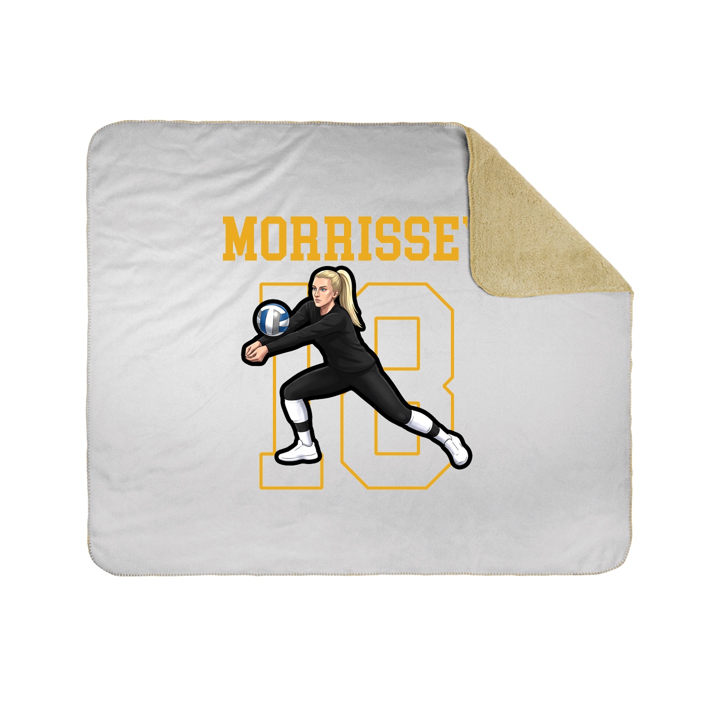 50x60 Sherpa Lined Throw Blanket