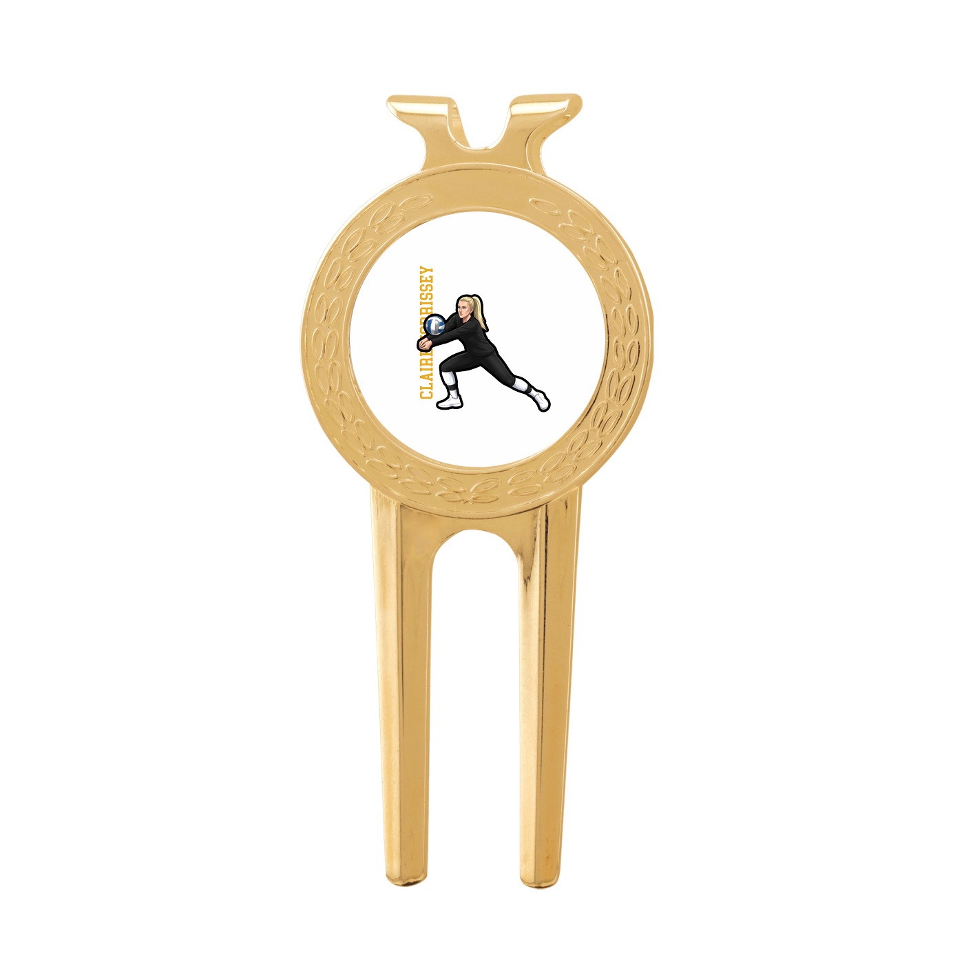 Divot Tool with Ball Marker — Name Vertical in Classic