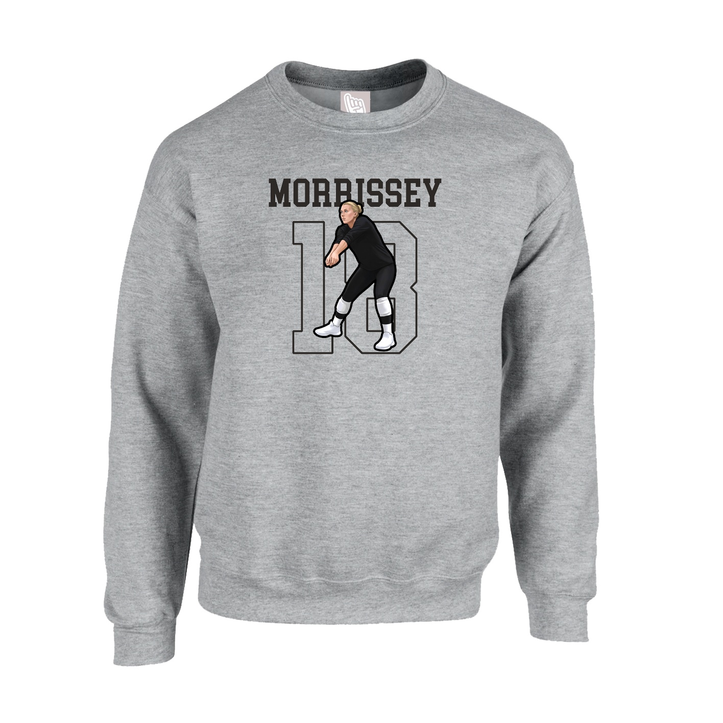 Fleece Crew — Shirsey in Grey