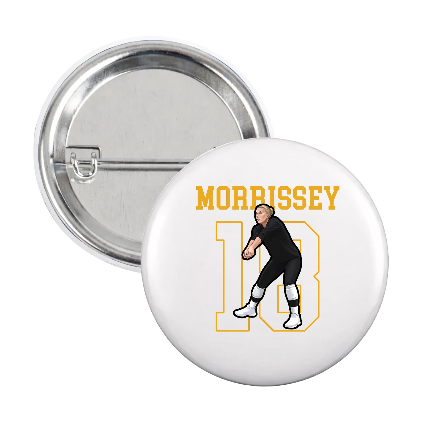 Game Day Button — Shirsey in White