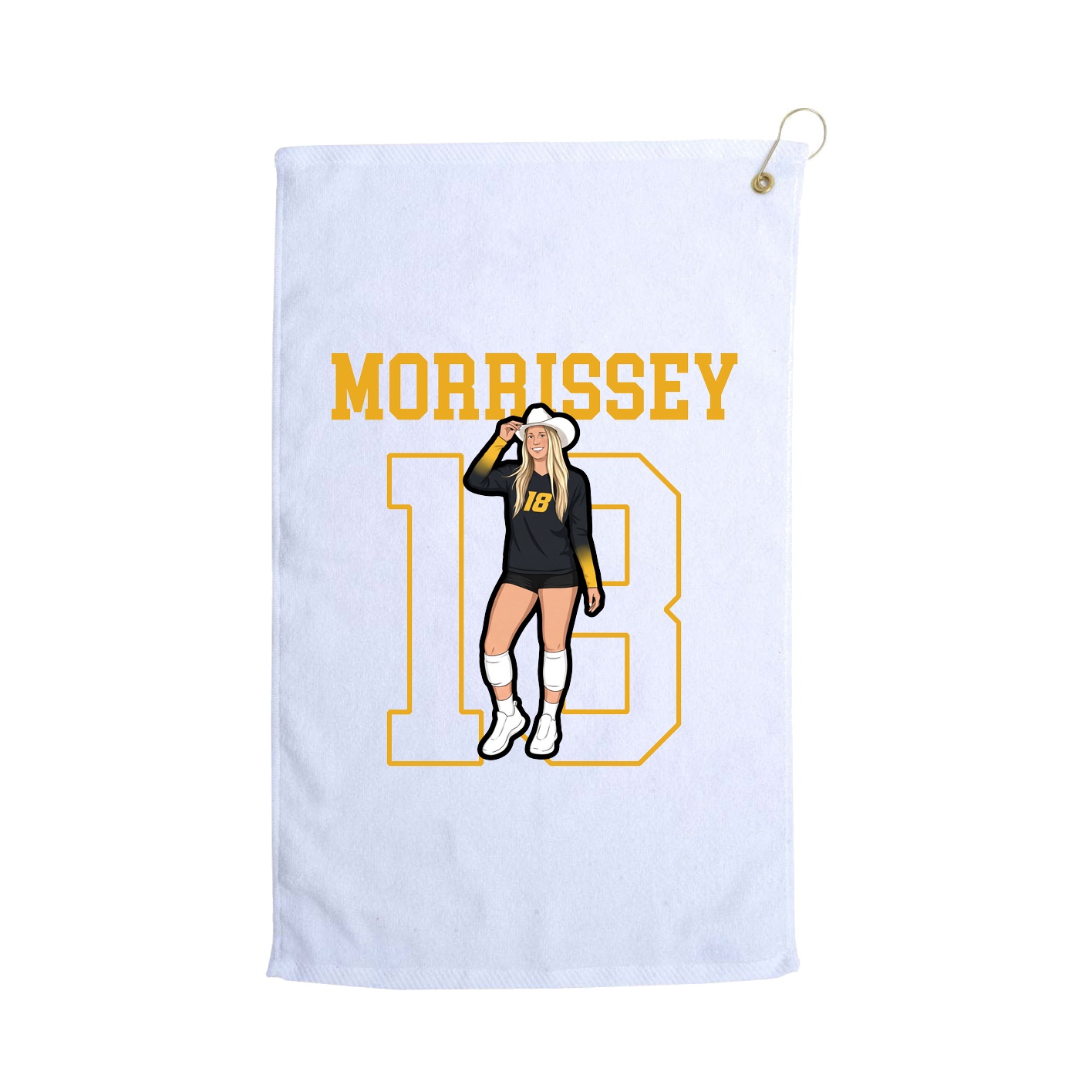 Golf Towel — Shirsey in White