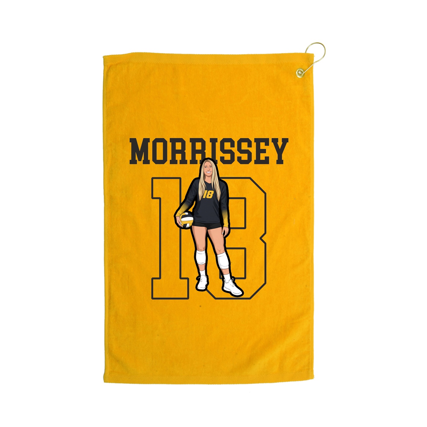 Golf Towel — Shirsey in Gold
