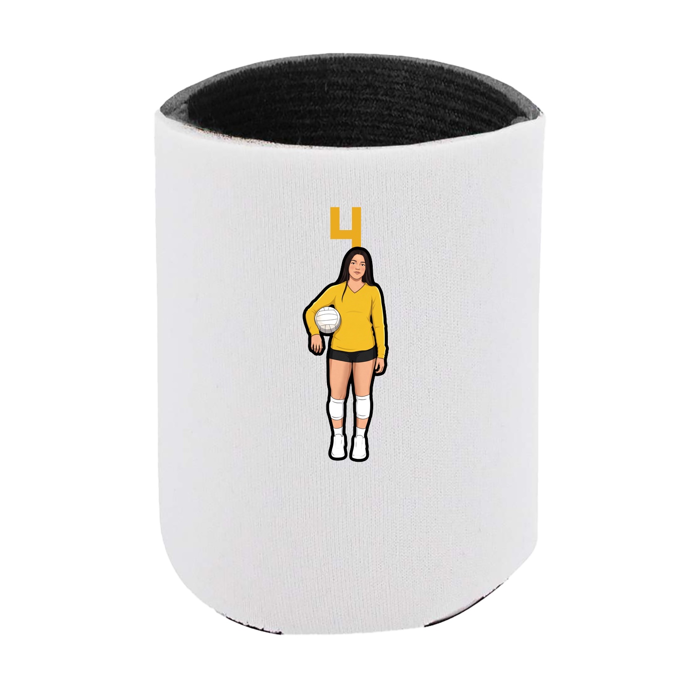 Can Holder — Number Top in White