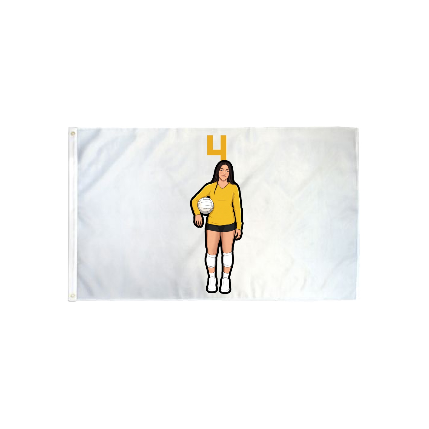 3x5 Flag — Number Top in Classic