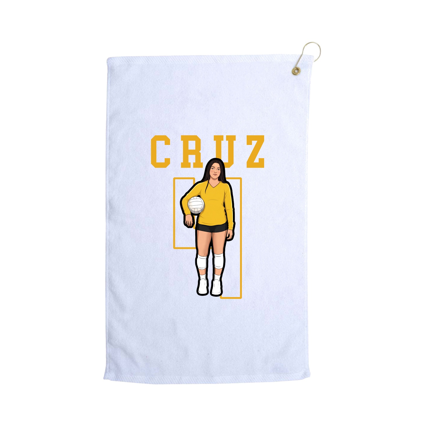 Golf Towel — Shirsey in White