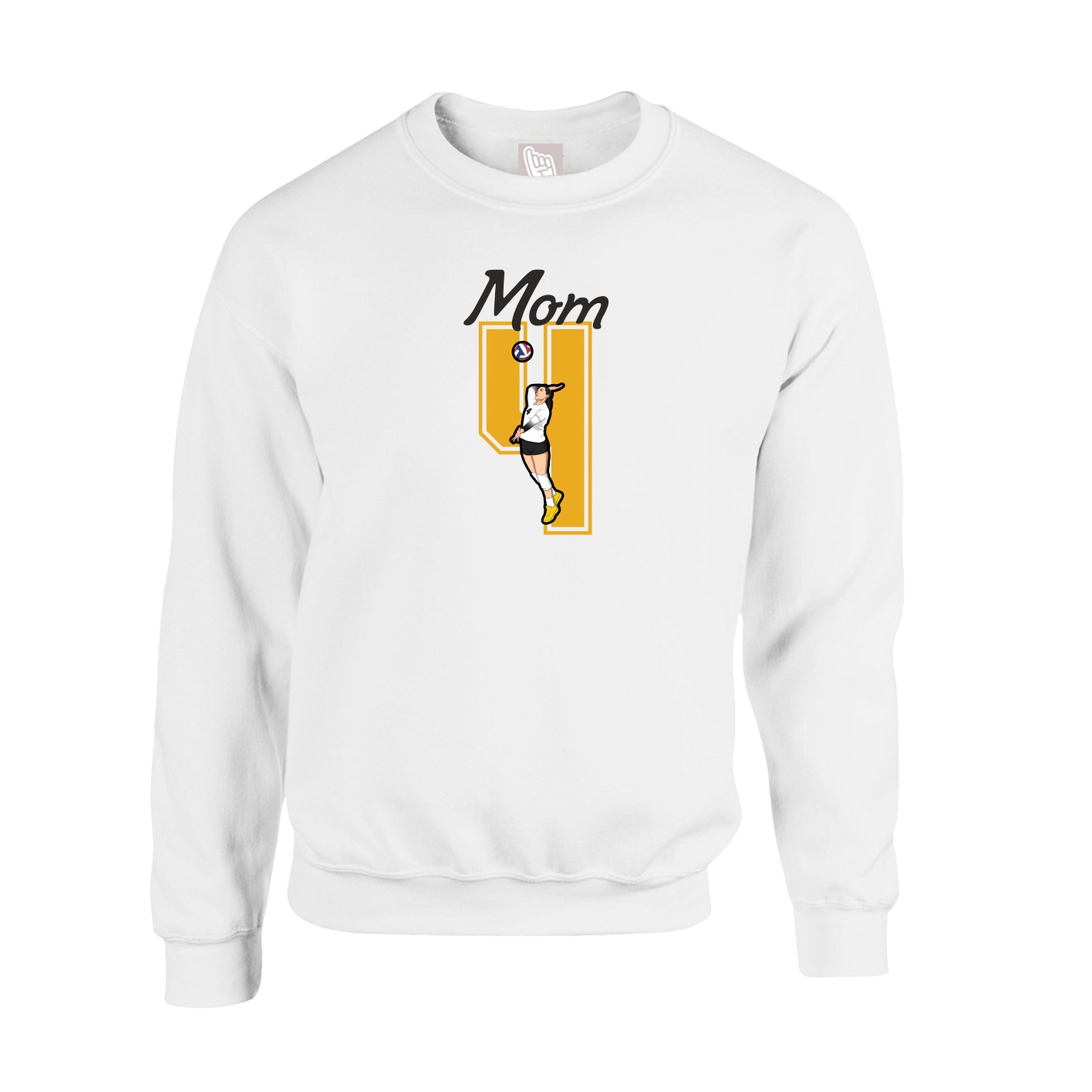 Fleece Crew — Mothers Day Shirsey in White
