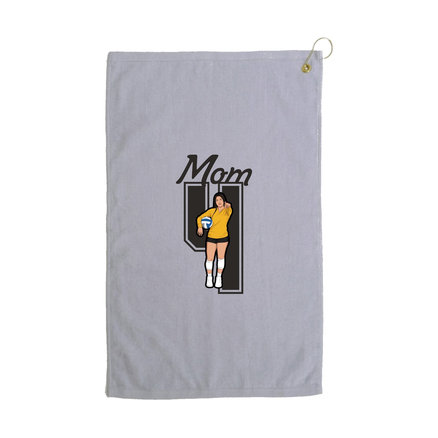 Golf Towel — Mothers Day Shirsey in Grey