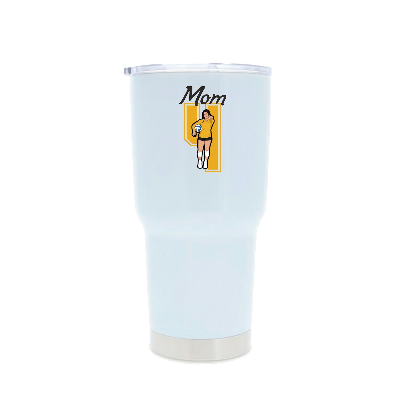 30oz Stainless Steel Tumbler — Mothers Day Shirsey in White
