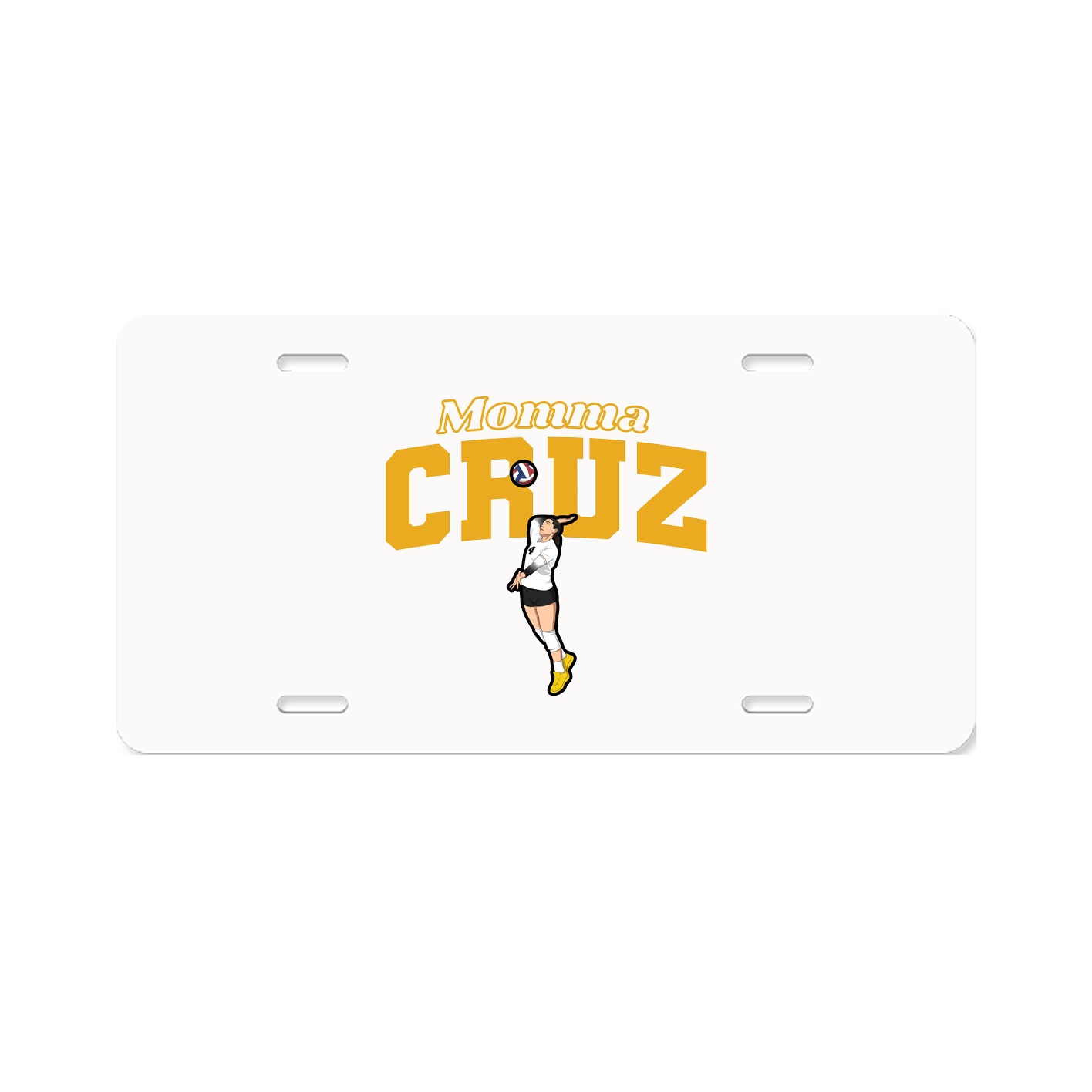License Plate — Mothers Day Block in Classic