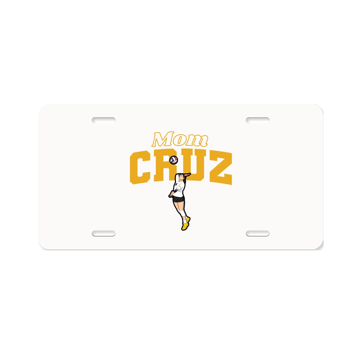 License Plate — Mothers Day Block in Classic