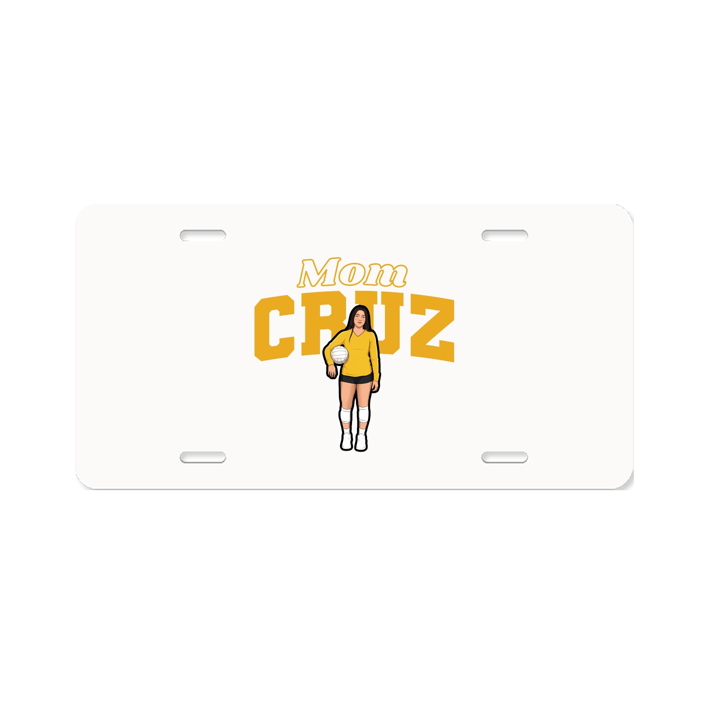 License Plate — Mothers Day Block in Classic