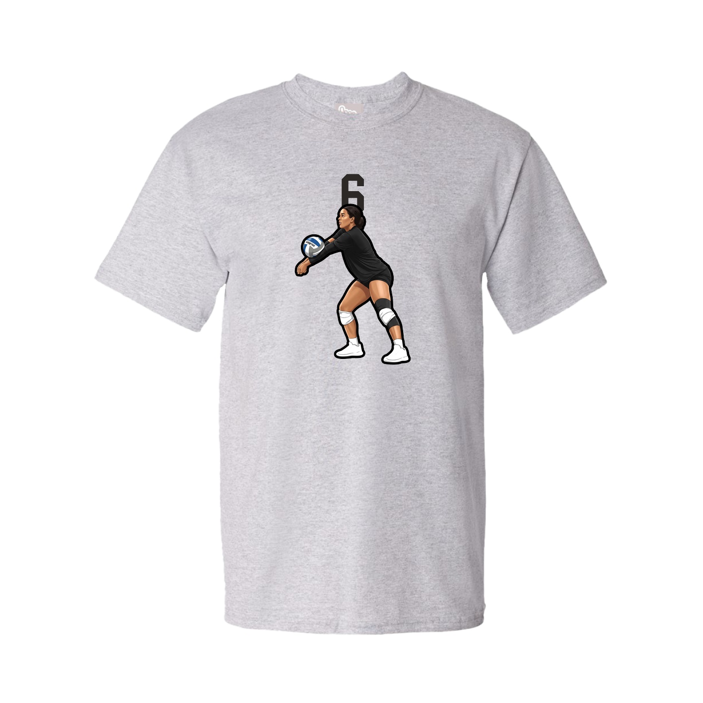 Tee — Number Top in Grey