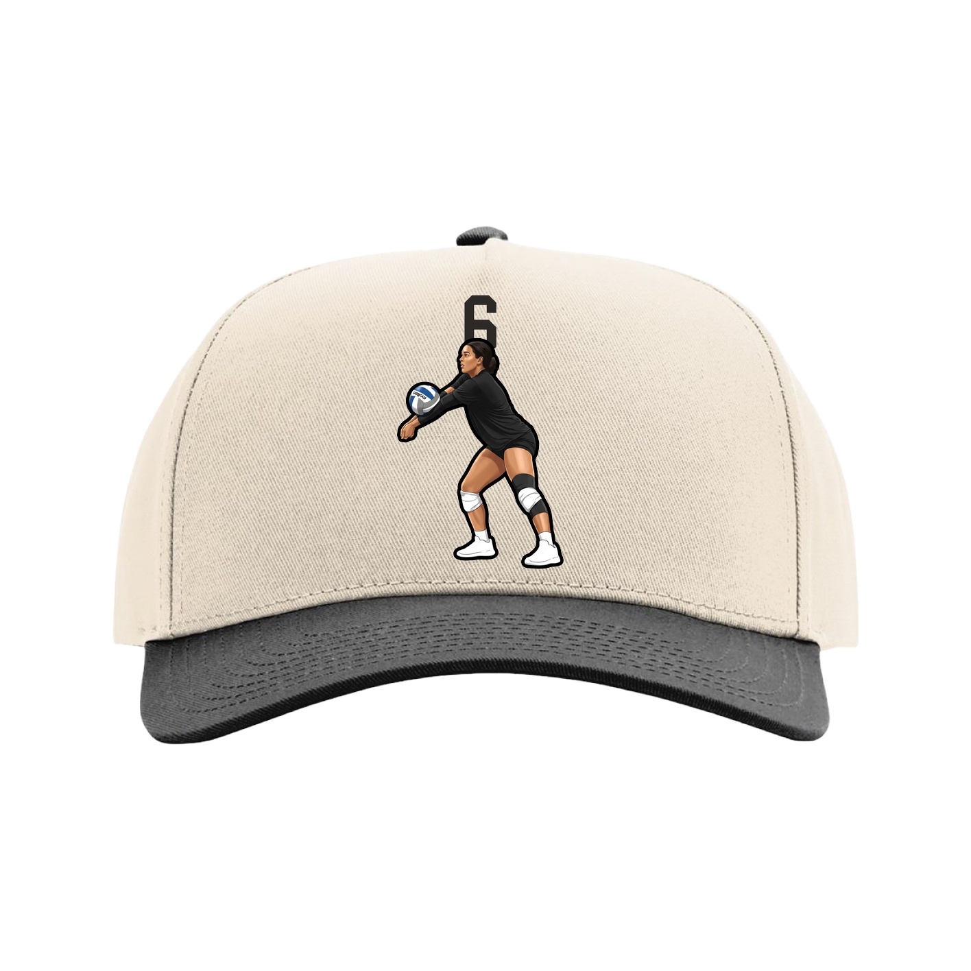 Full Fabric Five-Panel Champ Cap