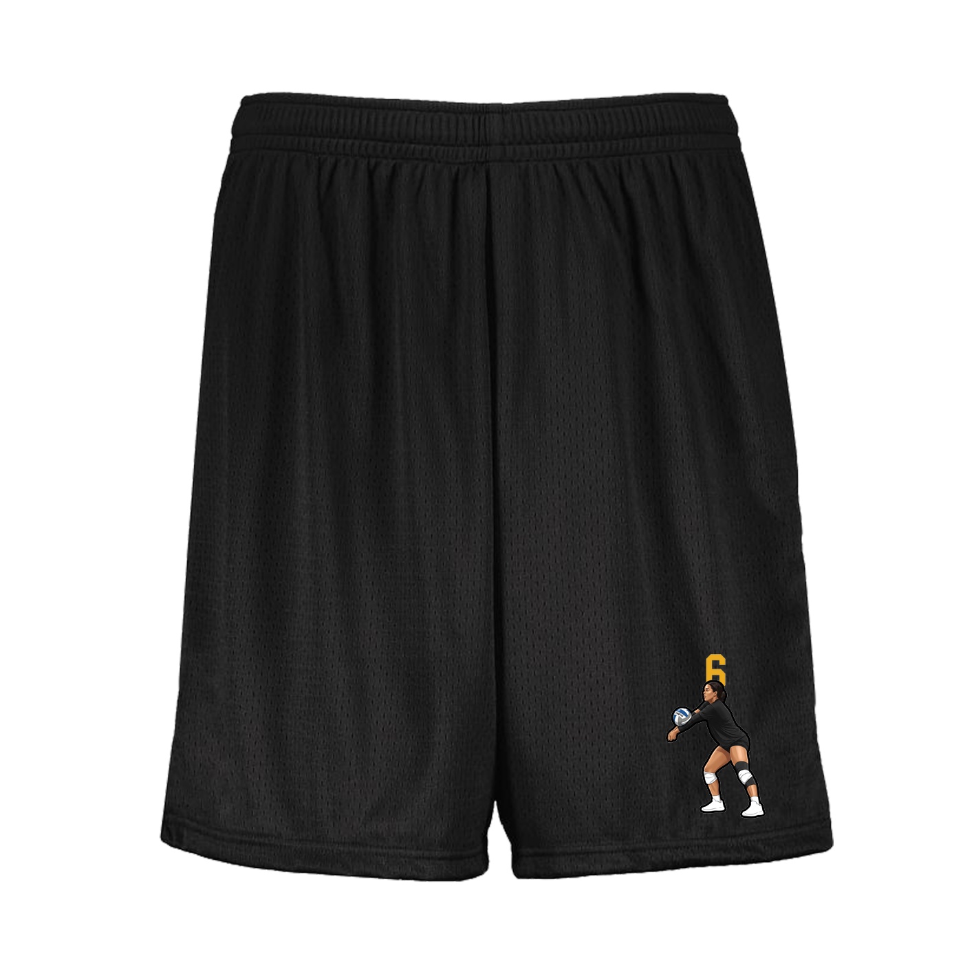 Shorts — Number Top in Black