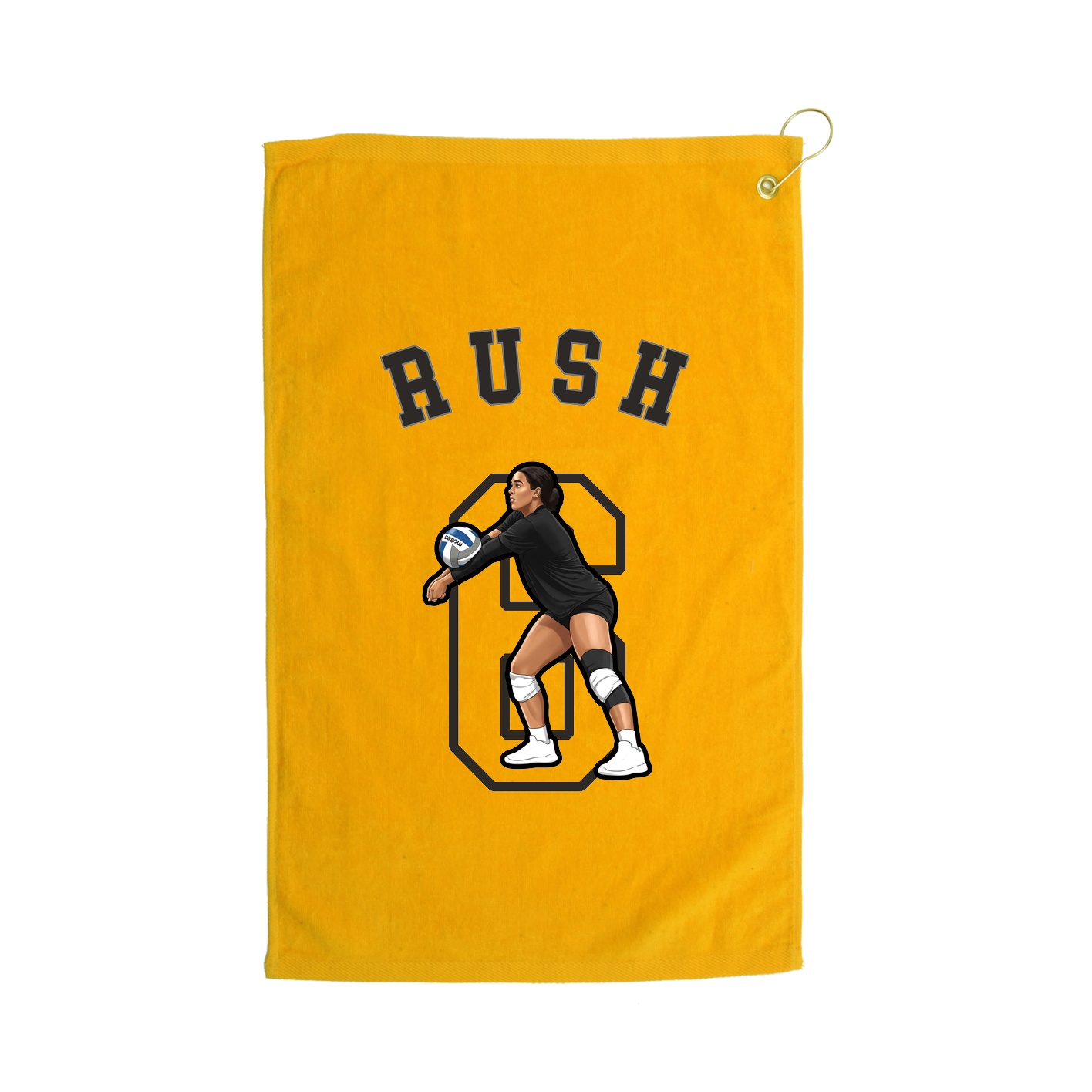 Golf Towel — Shirsey Arch in Gold