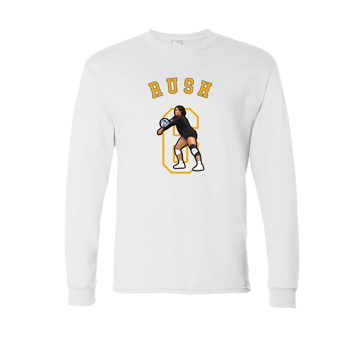 Long Sleeve Tee — Shirsey Arch in White