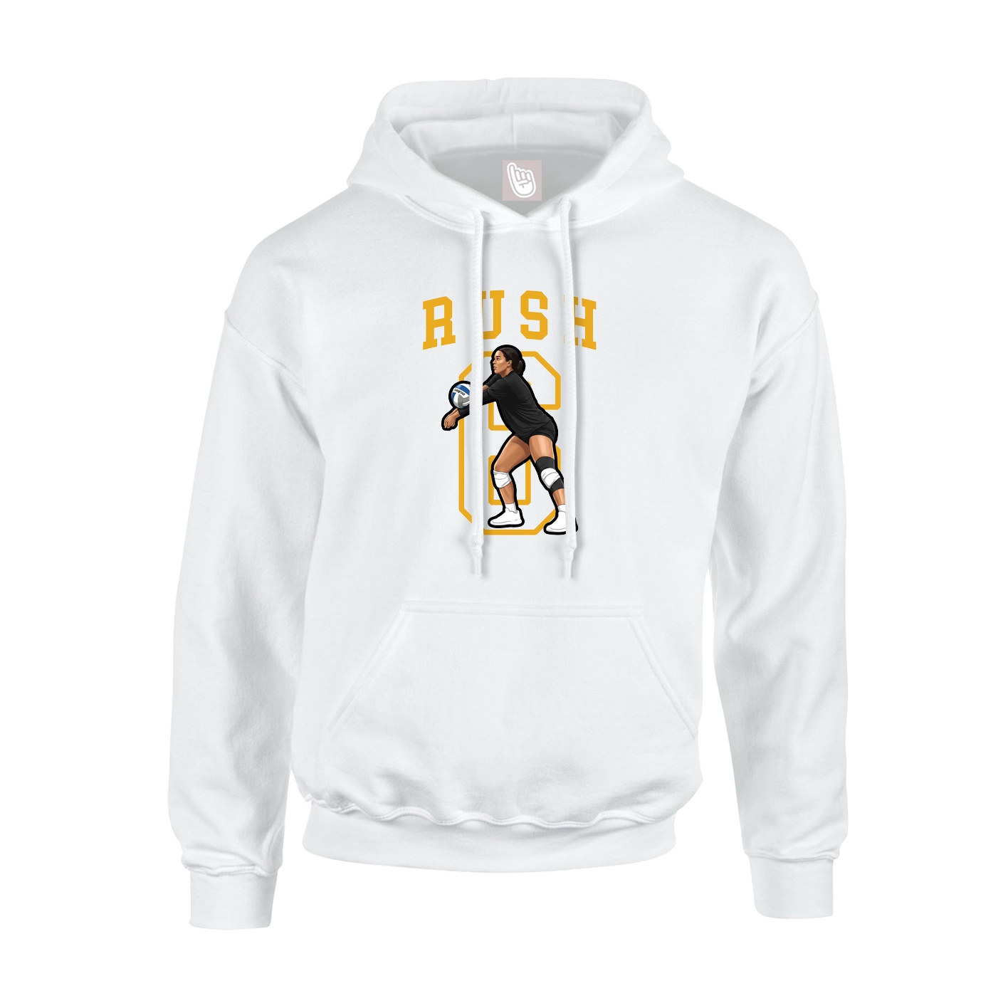 Youth Hoodie — Shirsey in White