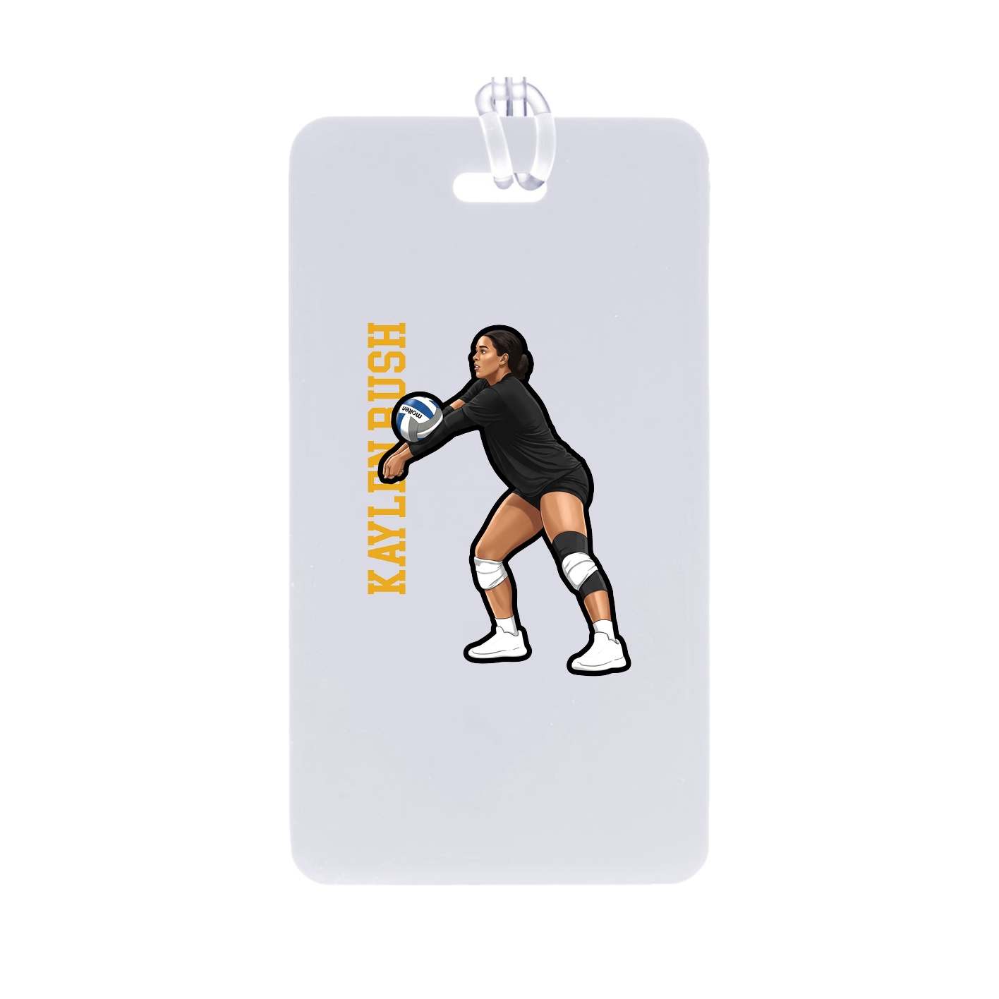 Bag Tag — Name Vertical in Classic