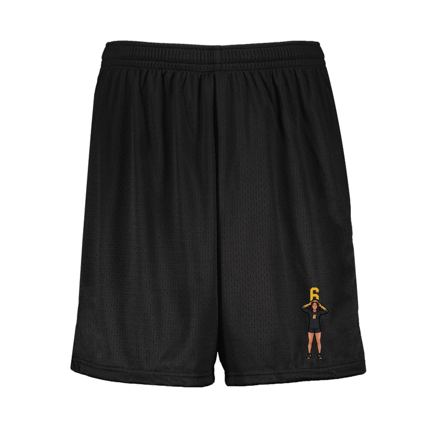 Shorts — Number Top in Black