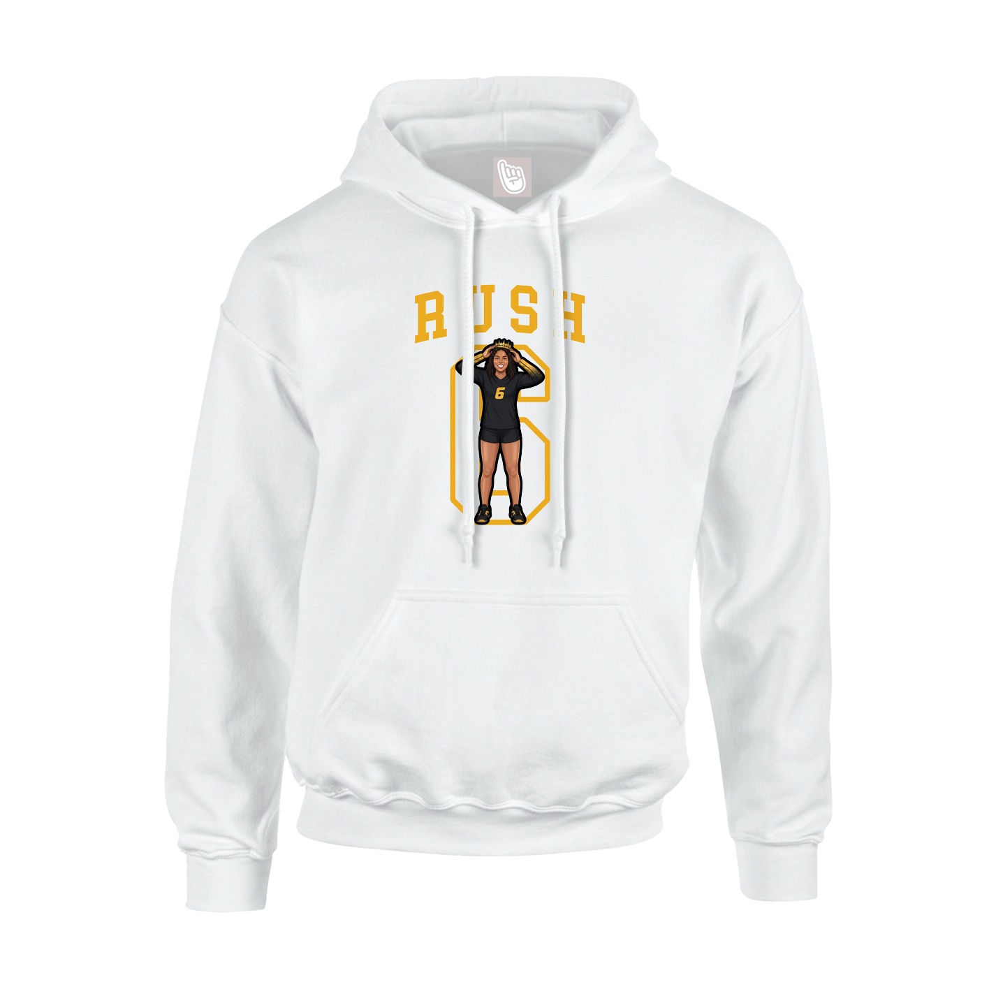 Hoodie — Shirsey in White