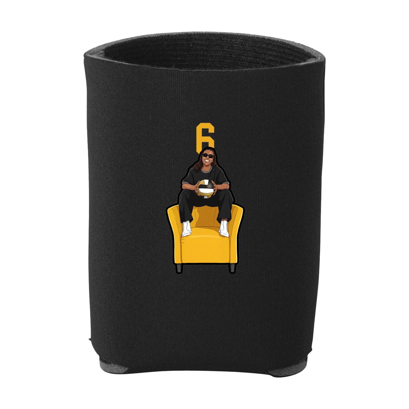 Can Holder — Number Top in Black
