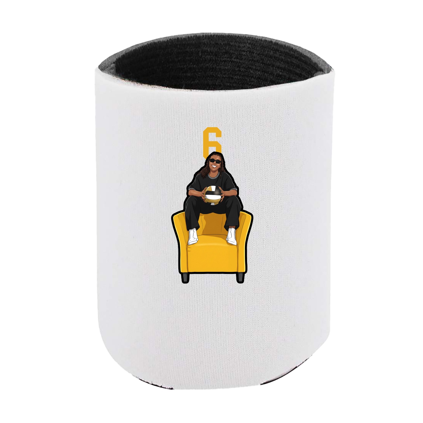 Can Holder — Number Top in White