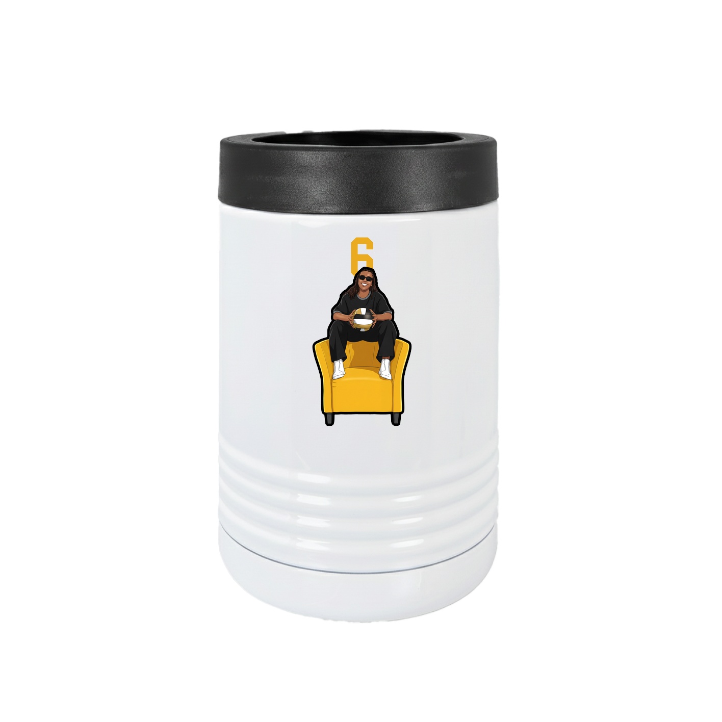 Beverage Holder — Number Top in White