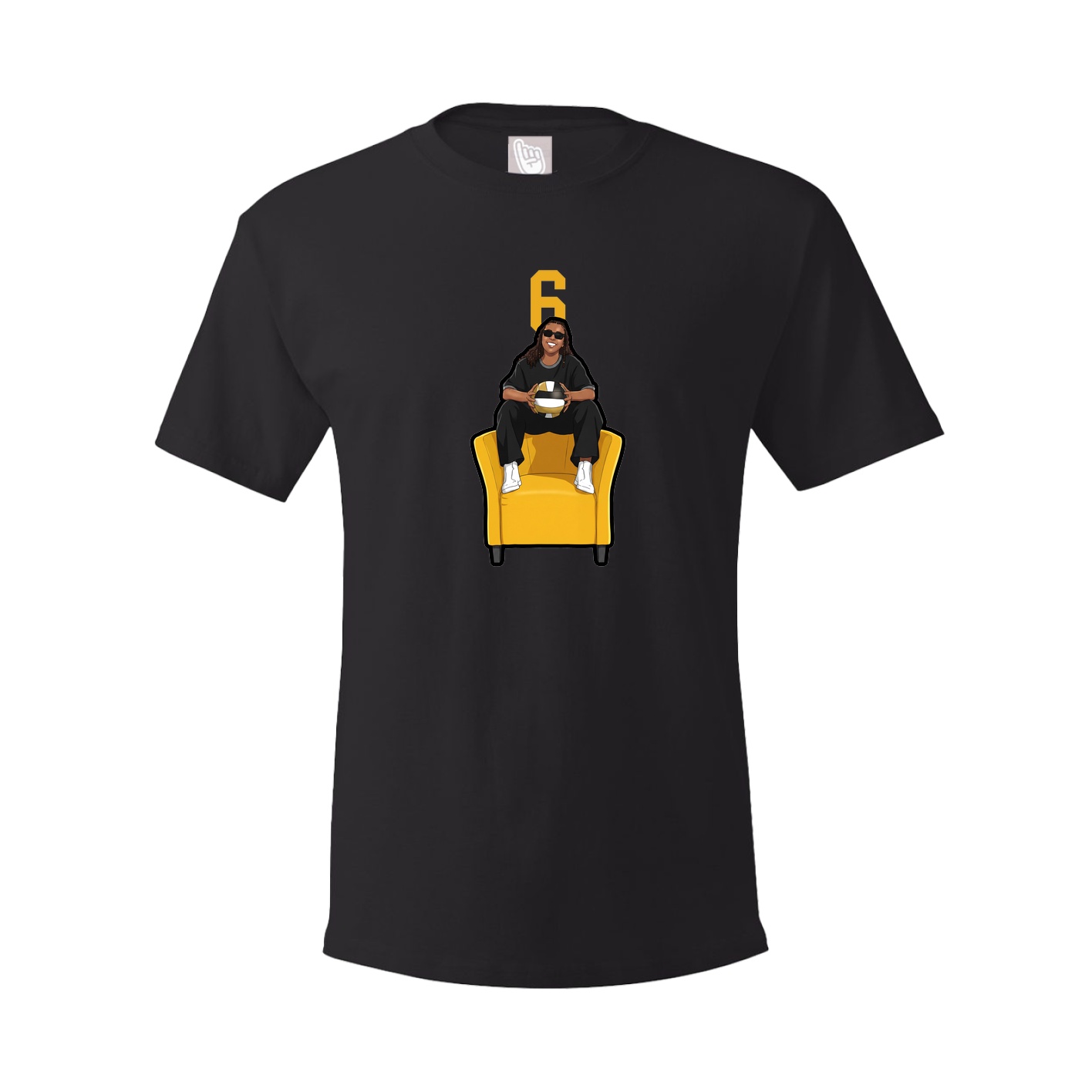 Tee — Number Top in Black