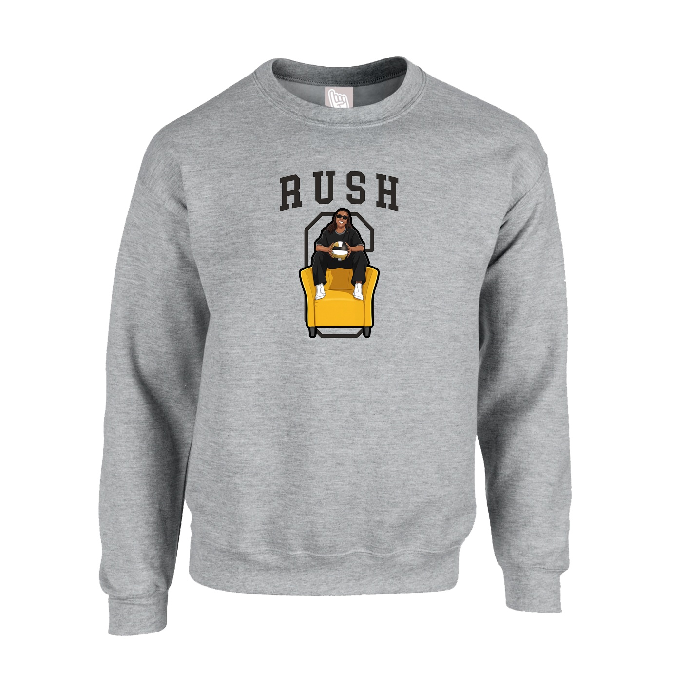 Fleece Crew — Shirsey in Grey