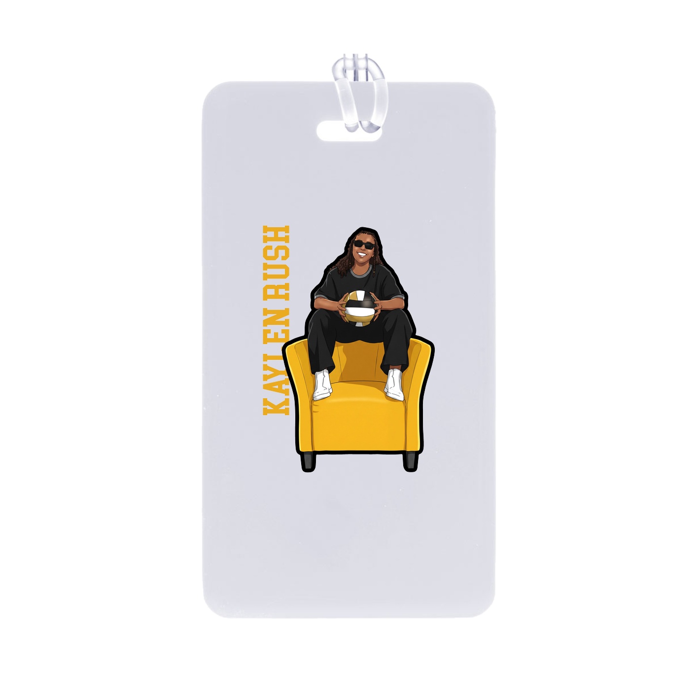 Bag Tag — Name Vertical in Classic