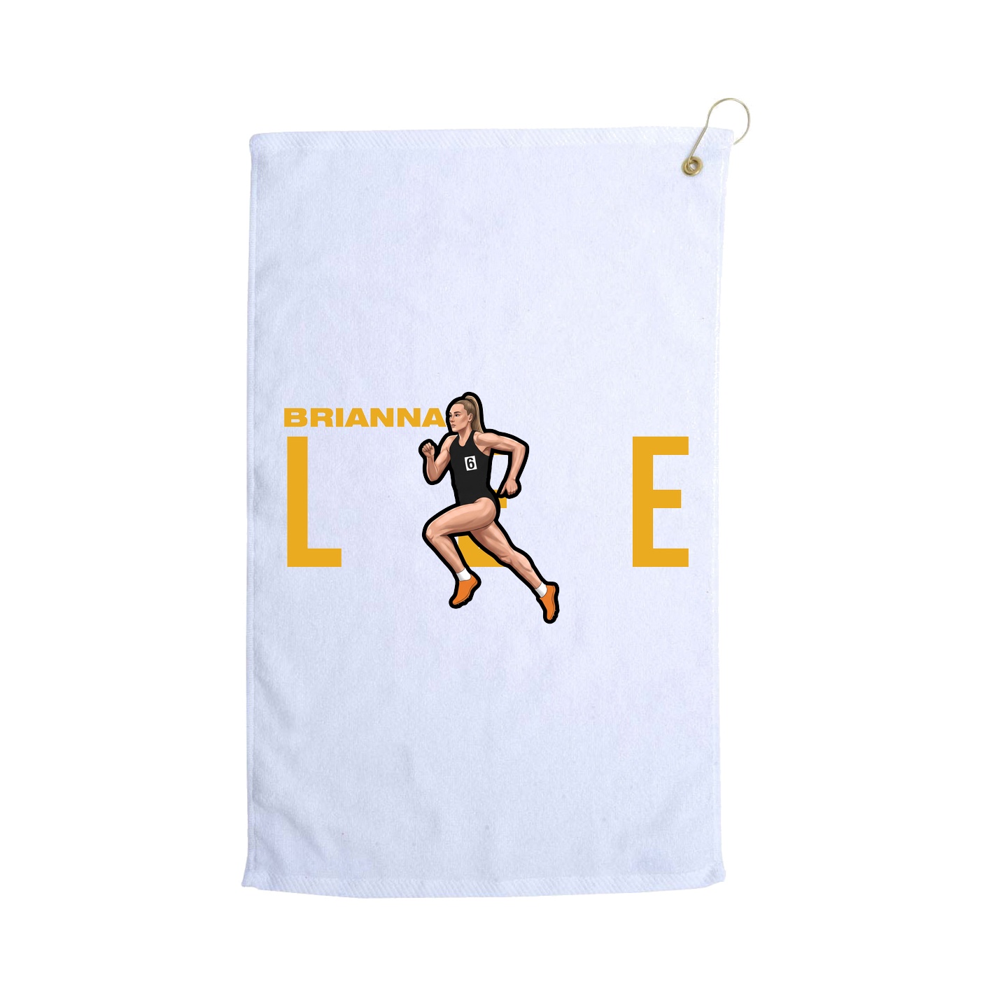 Golf Towel — Player Name in White