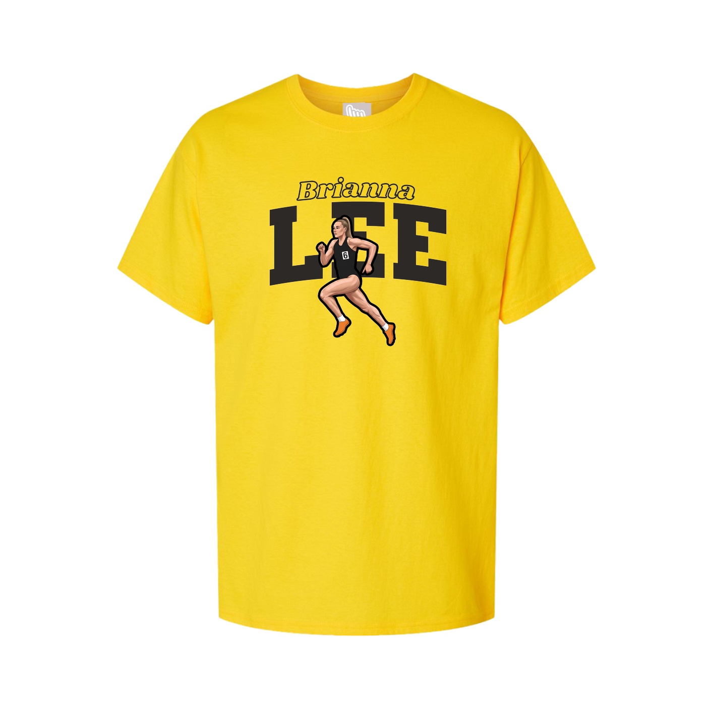 Youth Tee — Name Arch in Gold
