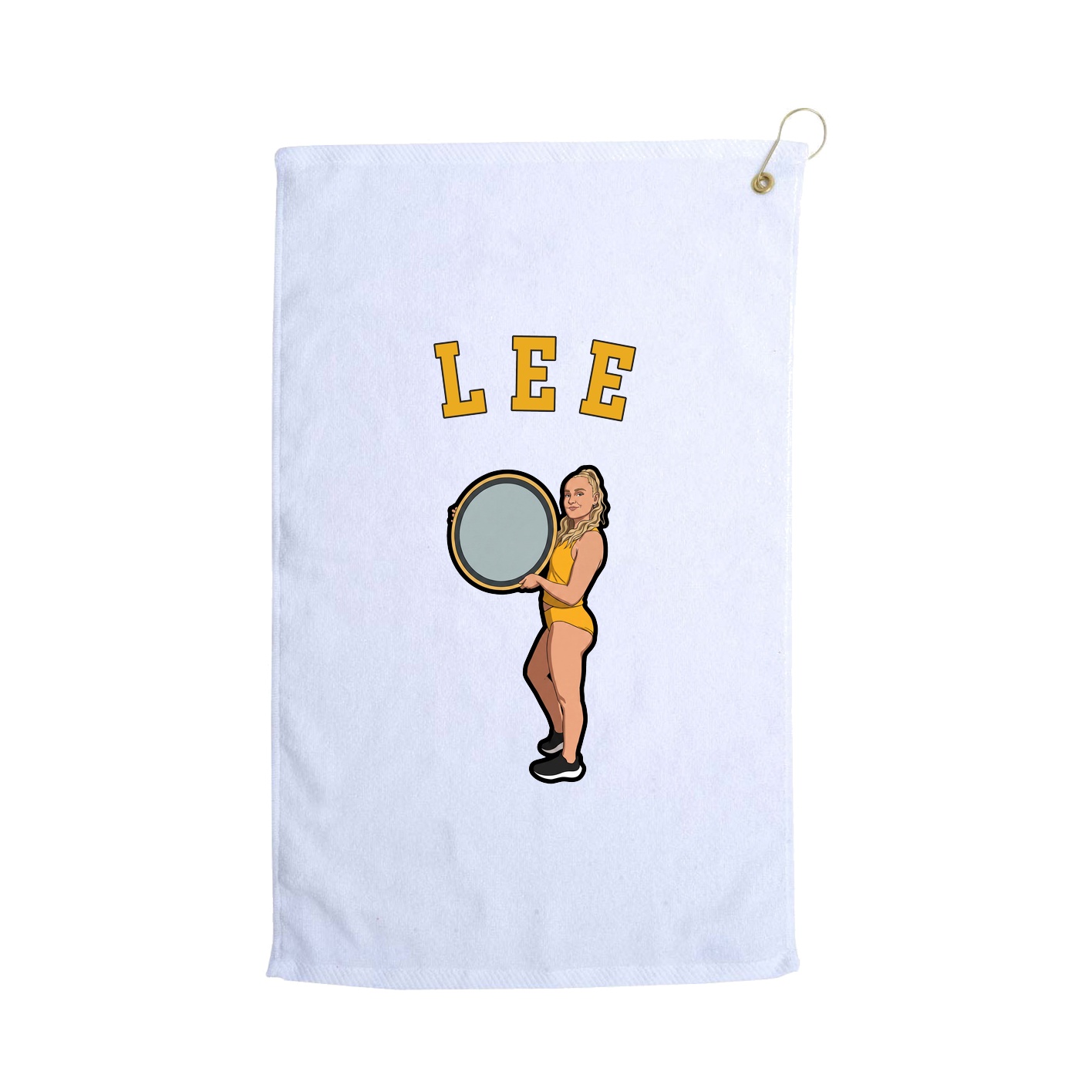 Golf Towel — Shirsey Arch in White