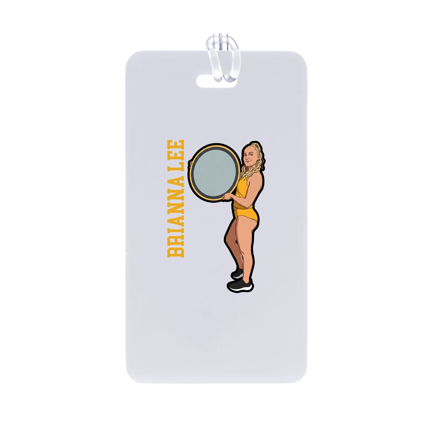 Bag Tag — Name Vertical in Classic