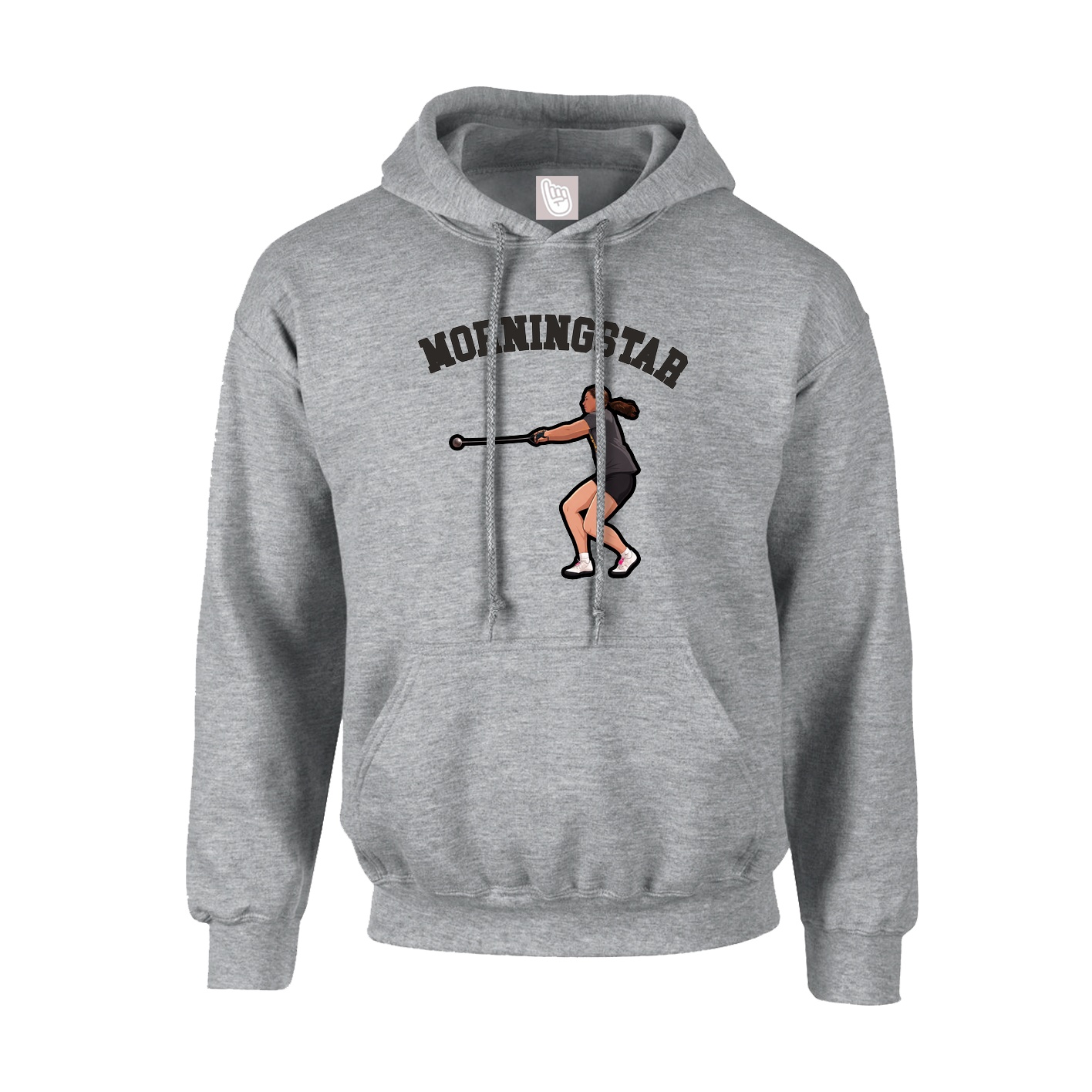 Youth Hoodie — Shirsey Arch in Grey
