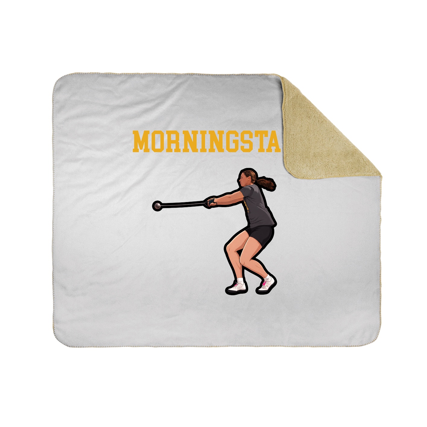 Throw Blanket — Shirsey in White