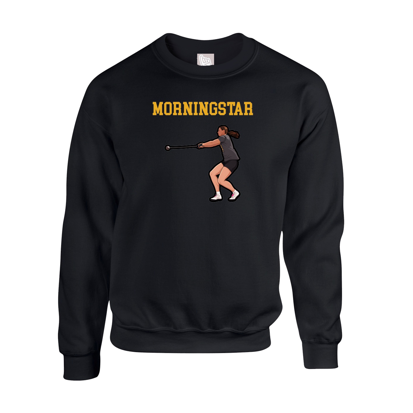 Fleece Crew — Shirsey in Black