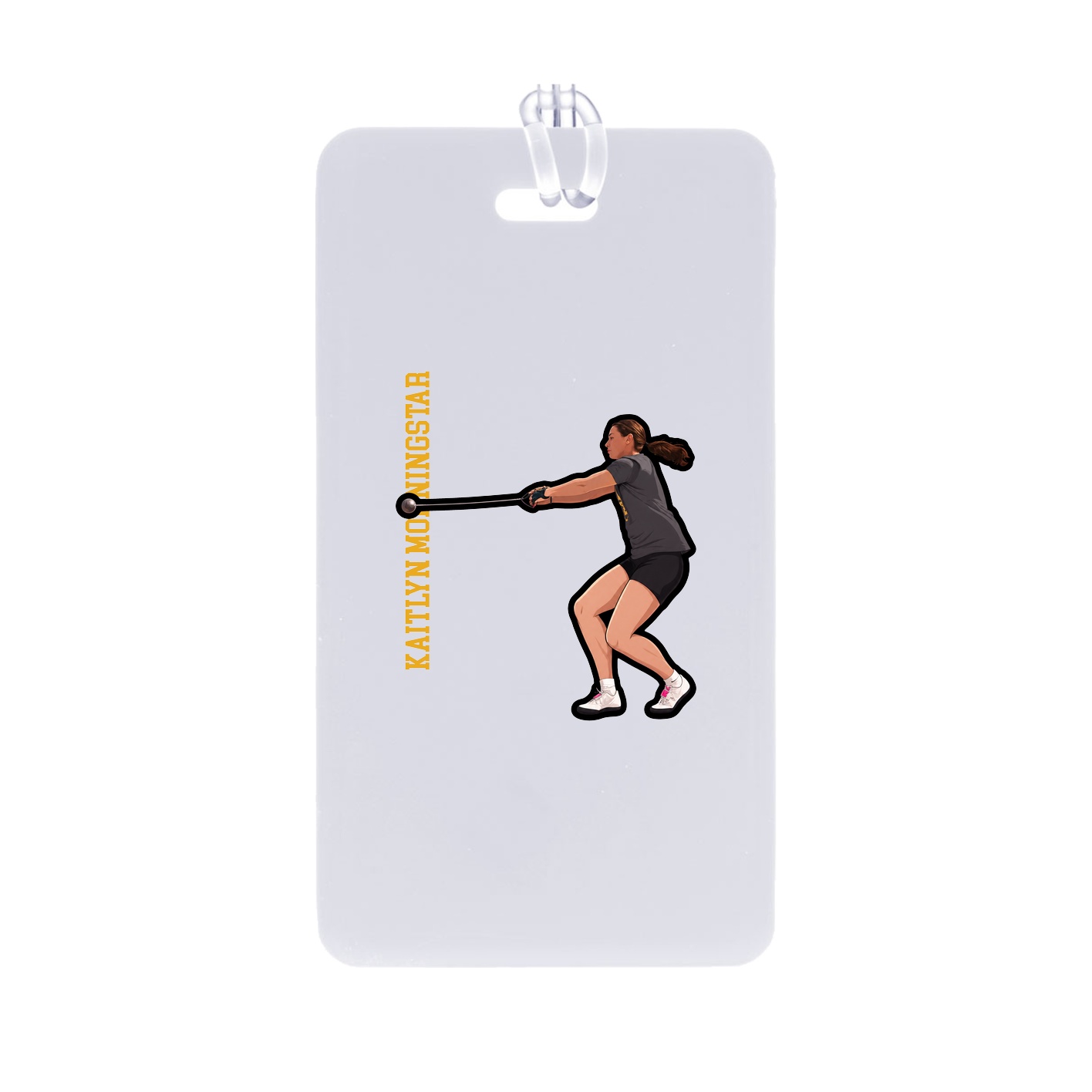 Bag Tag — Name Vertical in Classic