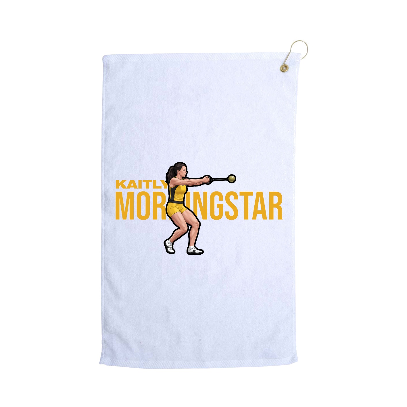 Golf Towel — Player Name in White
