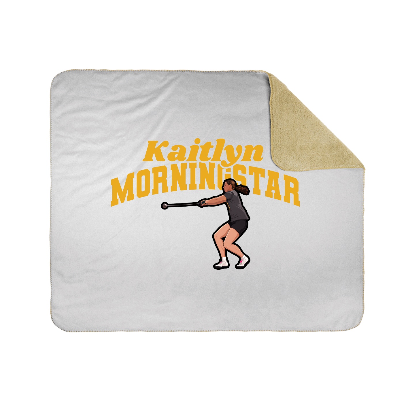 Throw Blanket — Signature Arch in White
