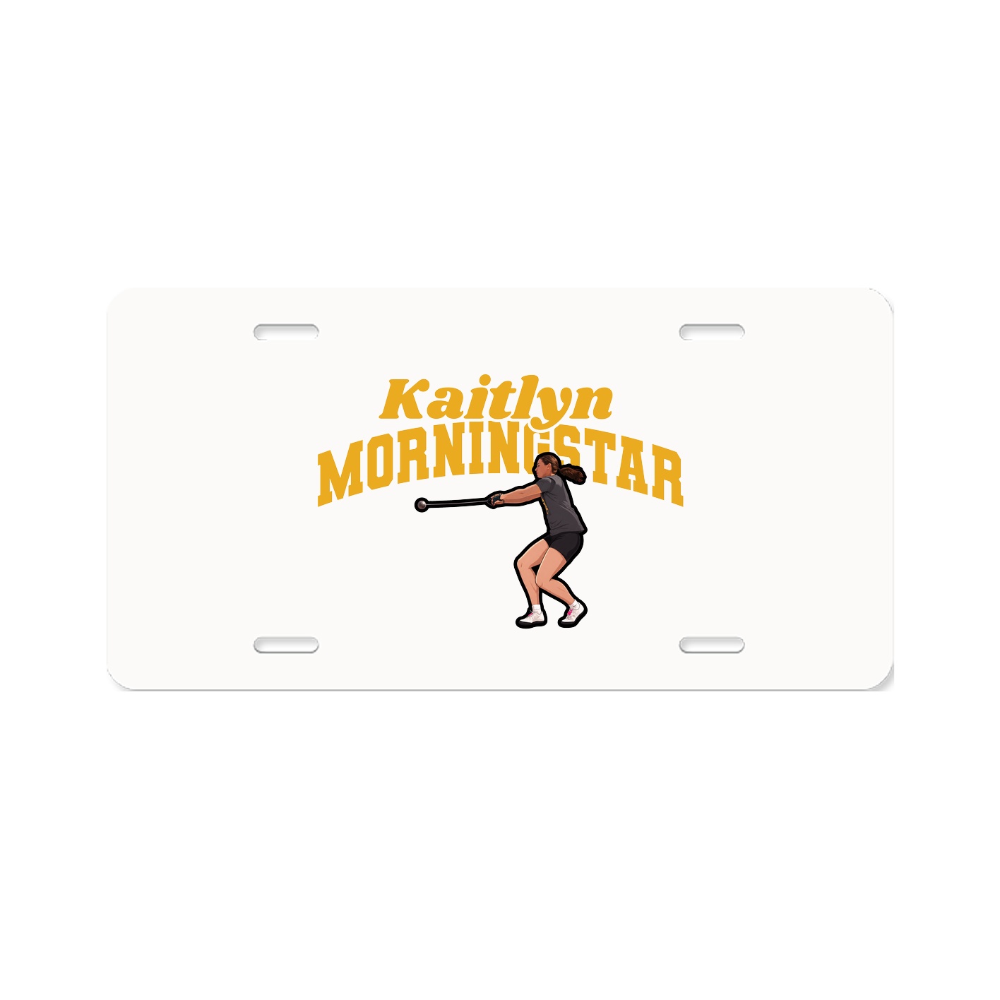 License Plate — Signature Arch in Classic