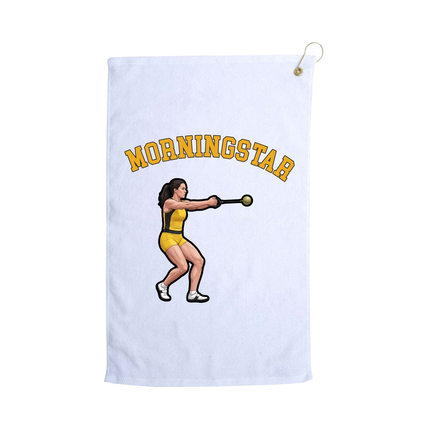 Golf Towel — Shirsey Arch in White