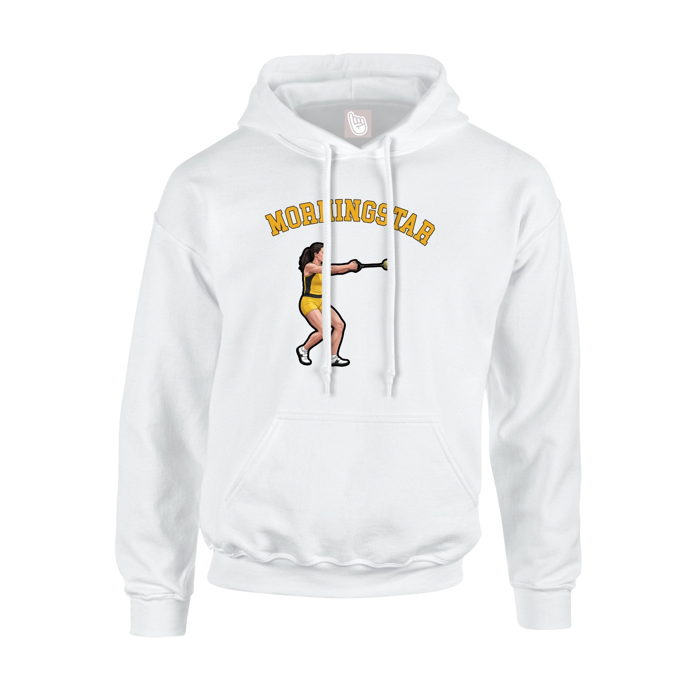 Hoodie — Shirsey Arch in White