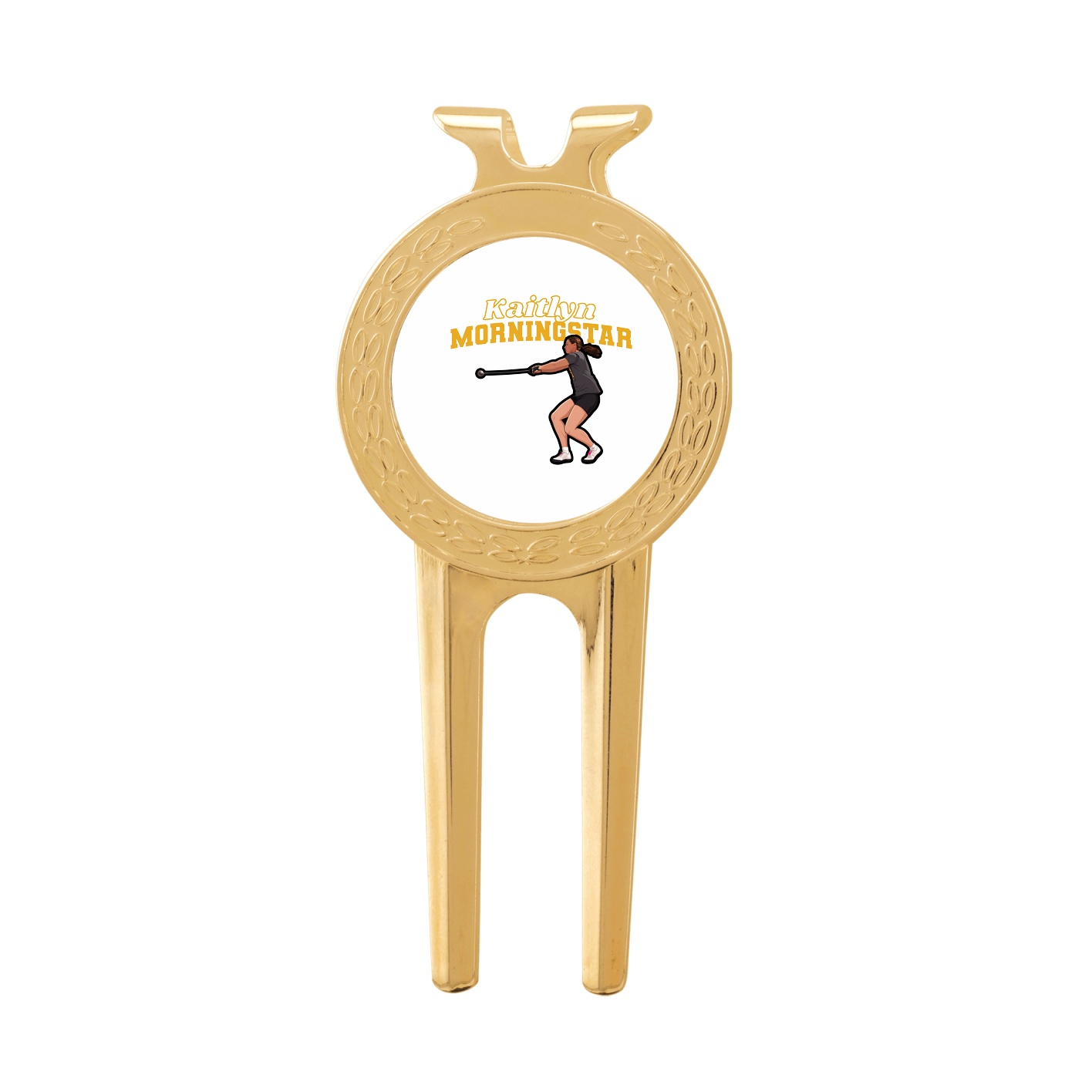 Divot Tool with Ball Marker — Name Arch in Classic