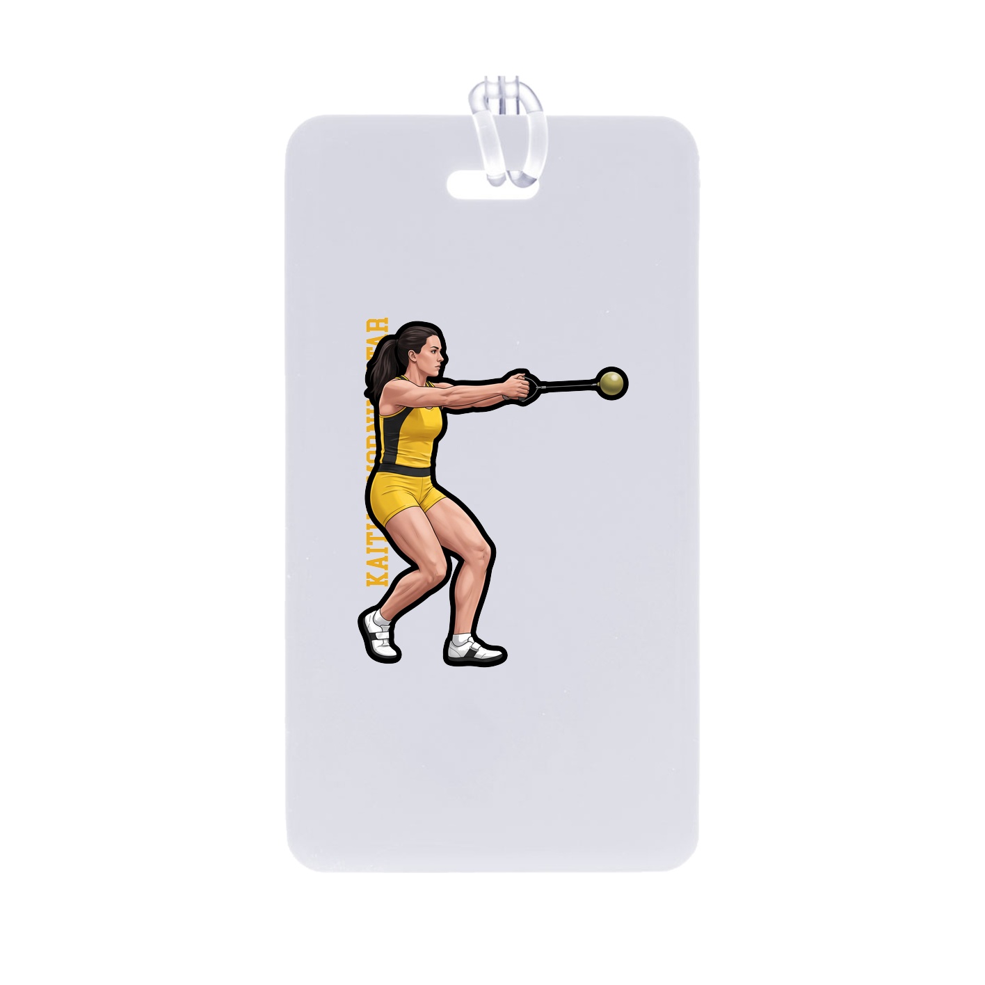 Bag Tag — Name Vertical in Classic