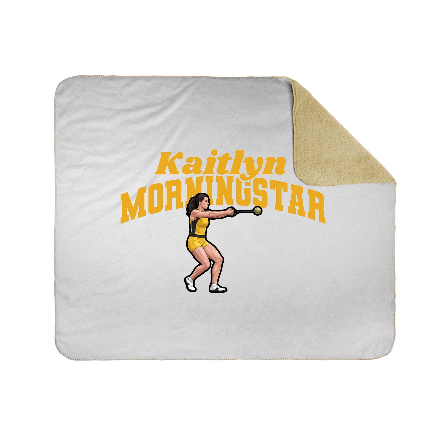 Throw Blanket — Signature Arch in White