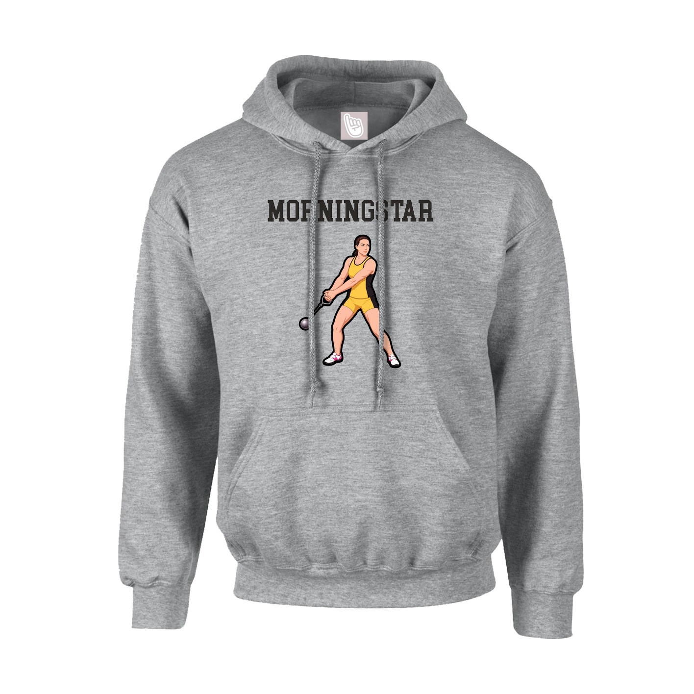Hoodie — Shirsey in Grey