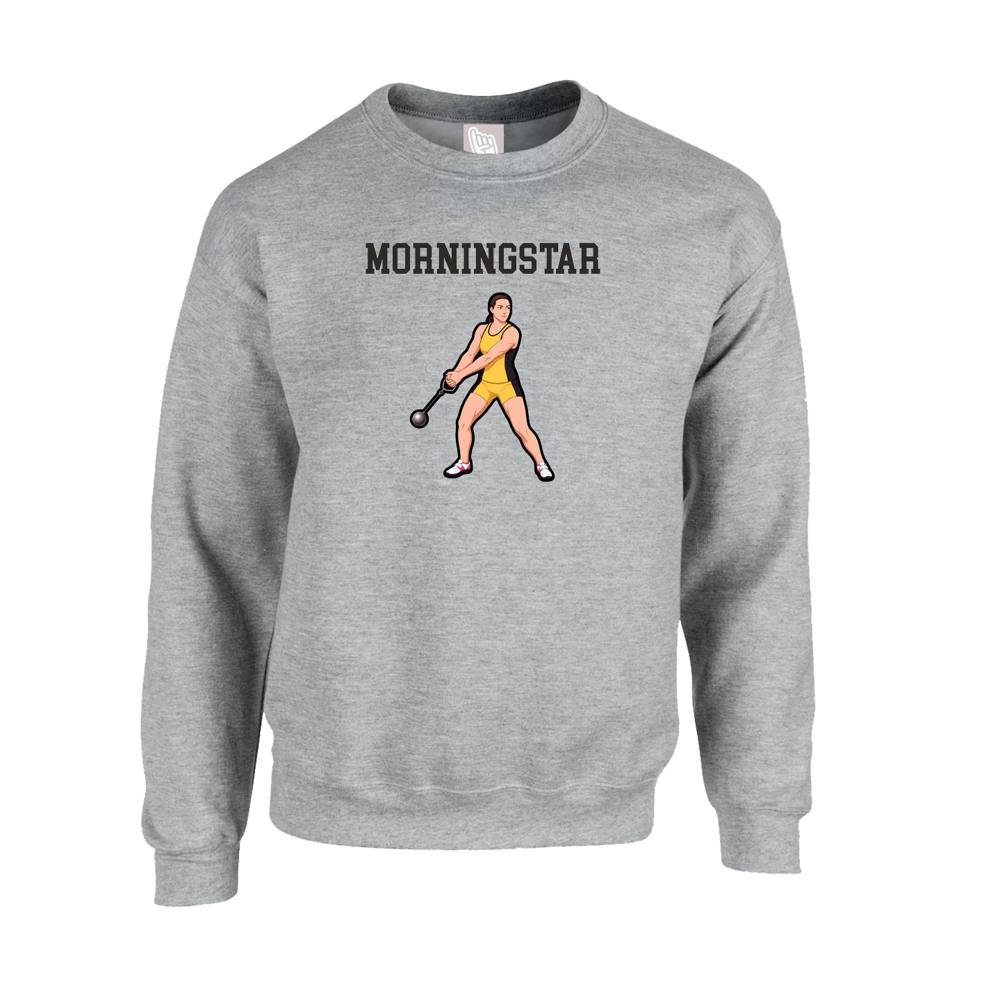 Fleece Crew — Shirsey in Grey